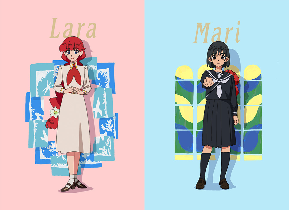 主人公・ララの“人間ビジュアル”と大津茉里のビジュアルを公開