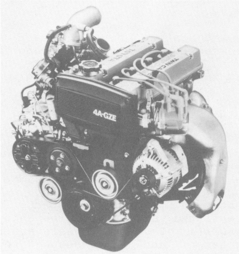 TOYOTA 4A TWIN-CAM 16-VALVE ENGINE WITH SUPERCHARGER | Toyota