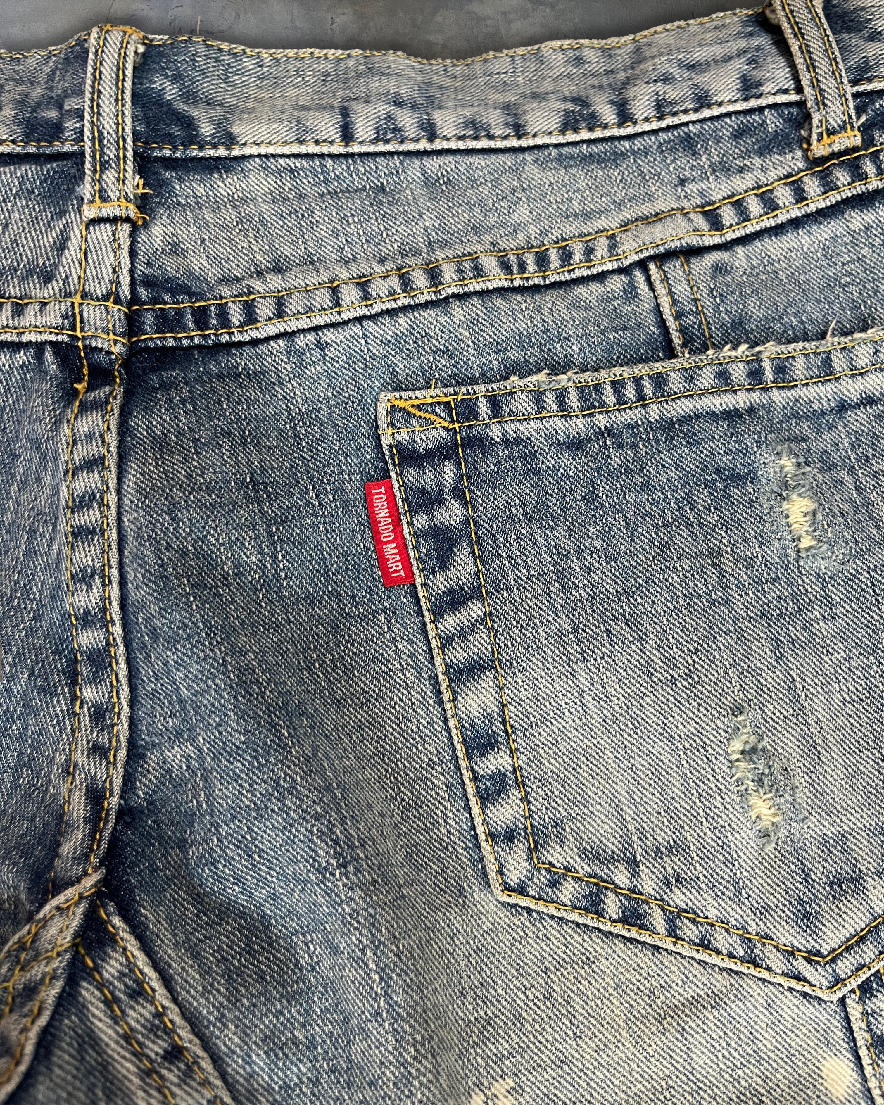 TORNADO MART LACE UP DENIM – glam archive