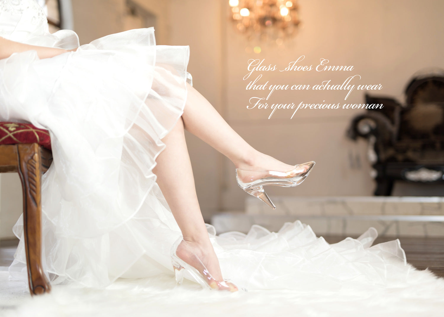 wearable glass shoes emma – 履けるガラスの靴エマ