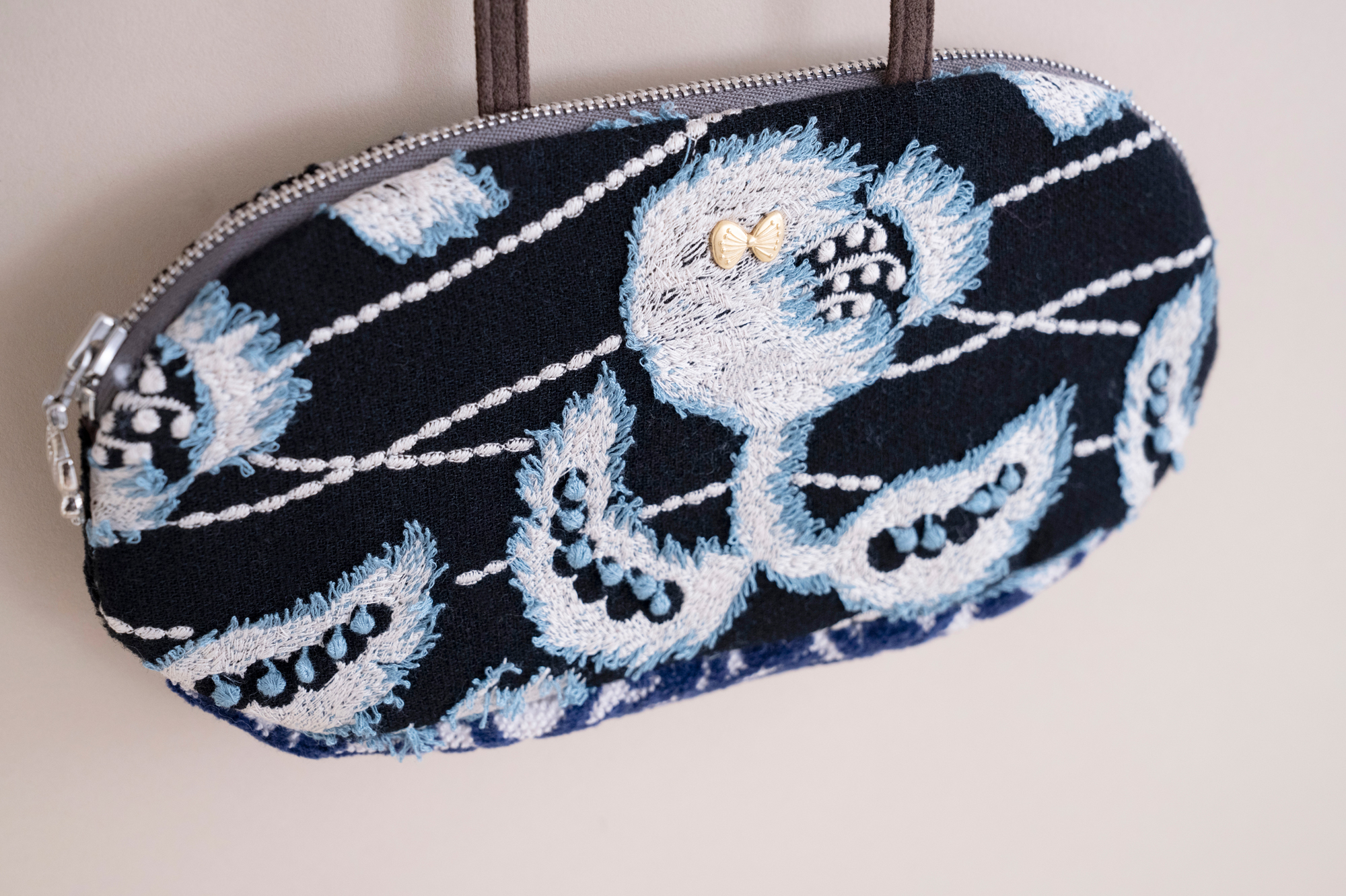 ミナポルホネン クッペバッグ winter lake ポシェット ブルー ミナ