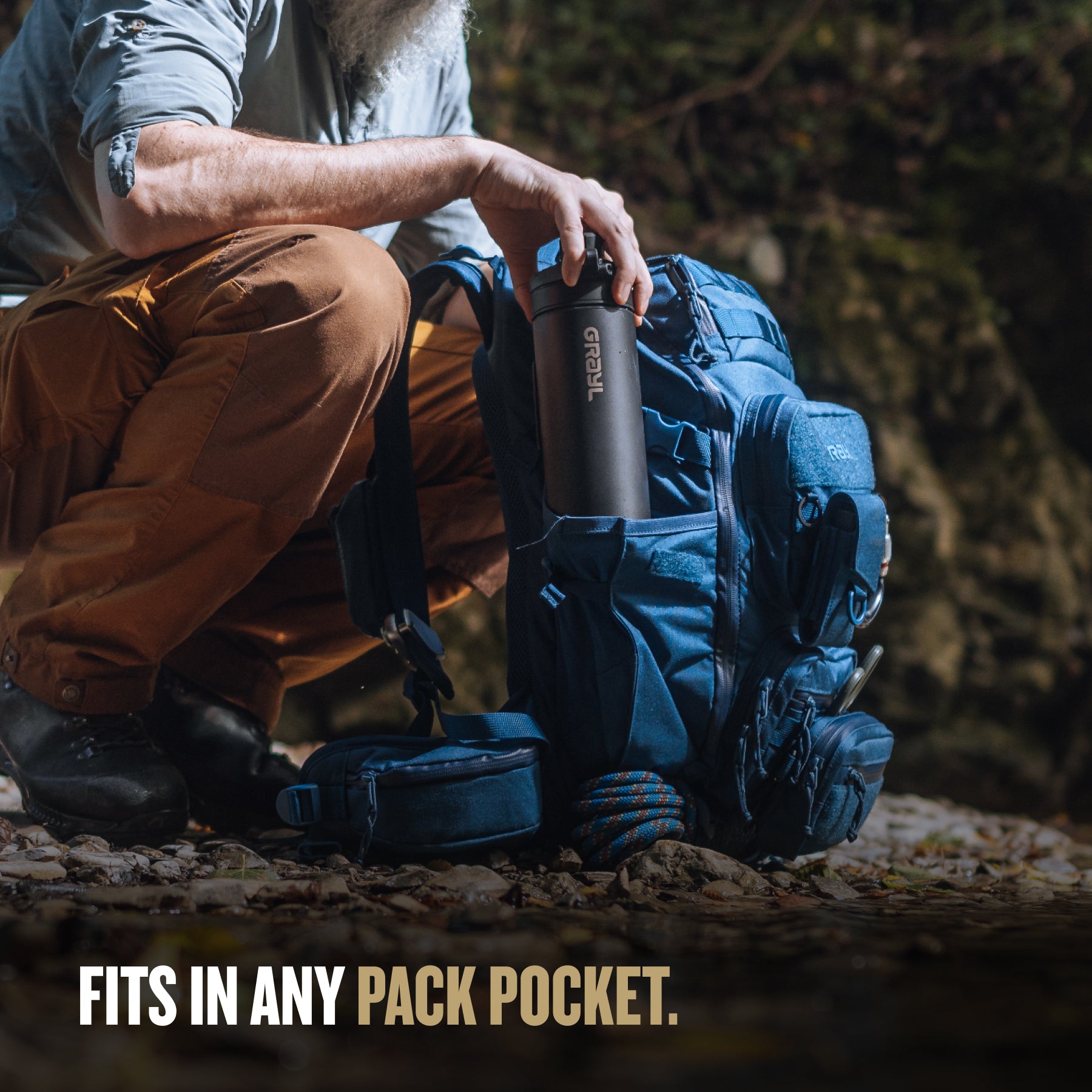 GeoPress® Ti Purifier Black Edition & Mission Bottle Sling Bundle