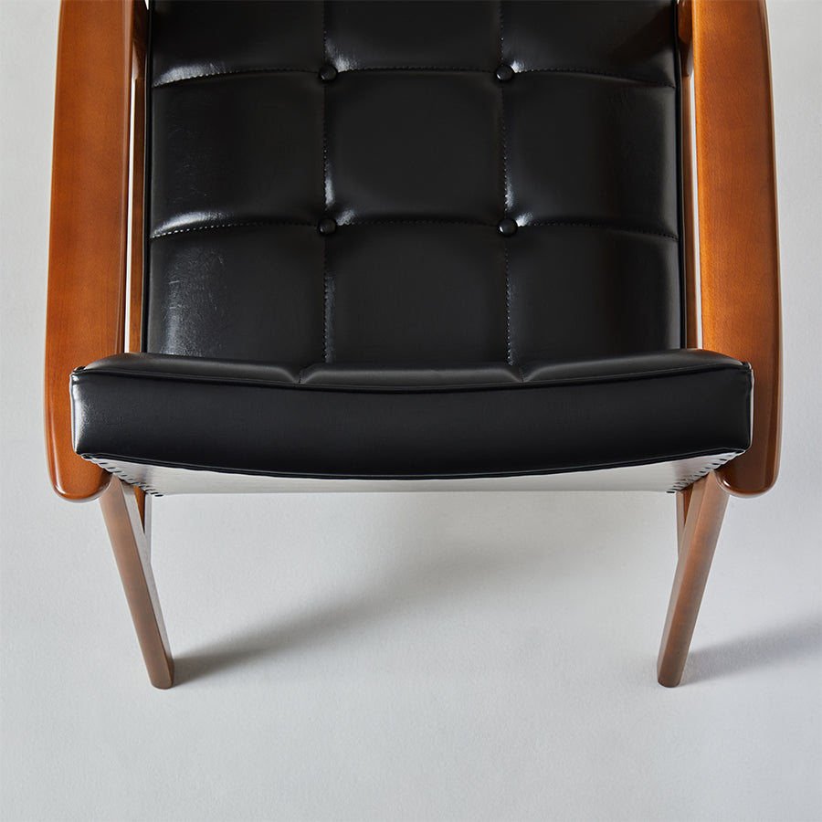 カリモク60【正規販売店】 Kチェア 1シーター スタンダードブラック