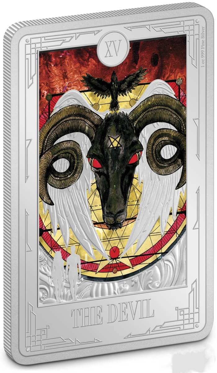 2024 Niue Tarot Card XV. The Devil 1 oz Silver Coin