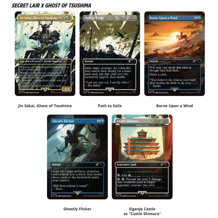 MAGIC THE GATHERING: SLD SECRET LAIR DROP: GHOST OF TSUSHIMA (NONFOIL)