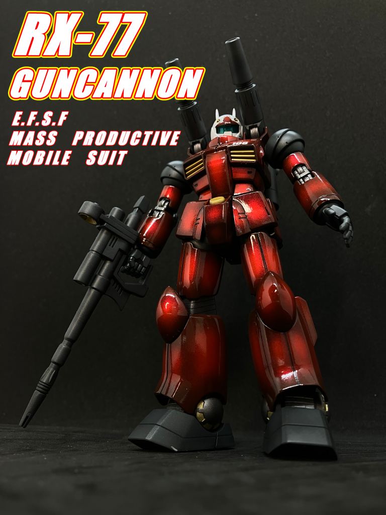 HGUC 1/144 ガンキャノン キャンディーグラデーション塗装｜marimiki