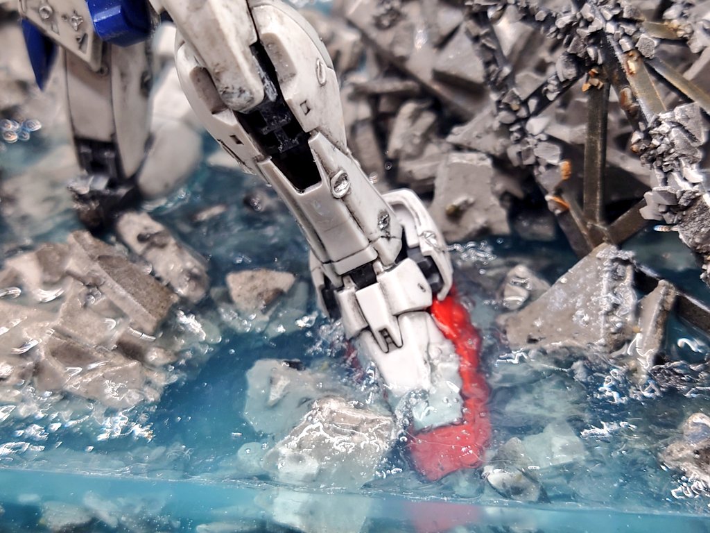 水没した都市廃墟｜@soujirou_soraさんのガンプラ作品｜GUNSTA（ガンスタ）