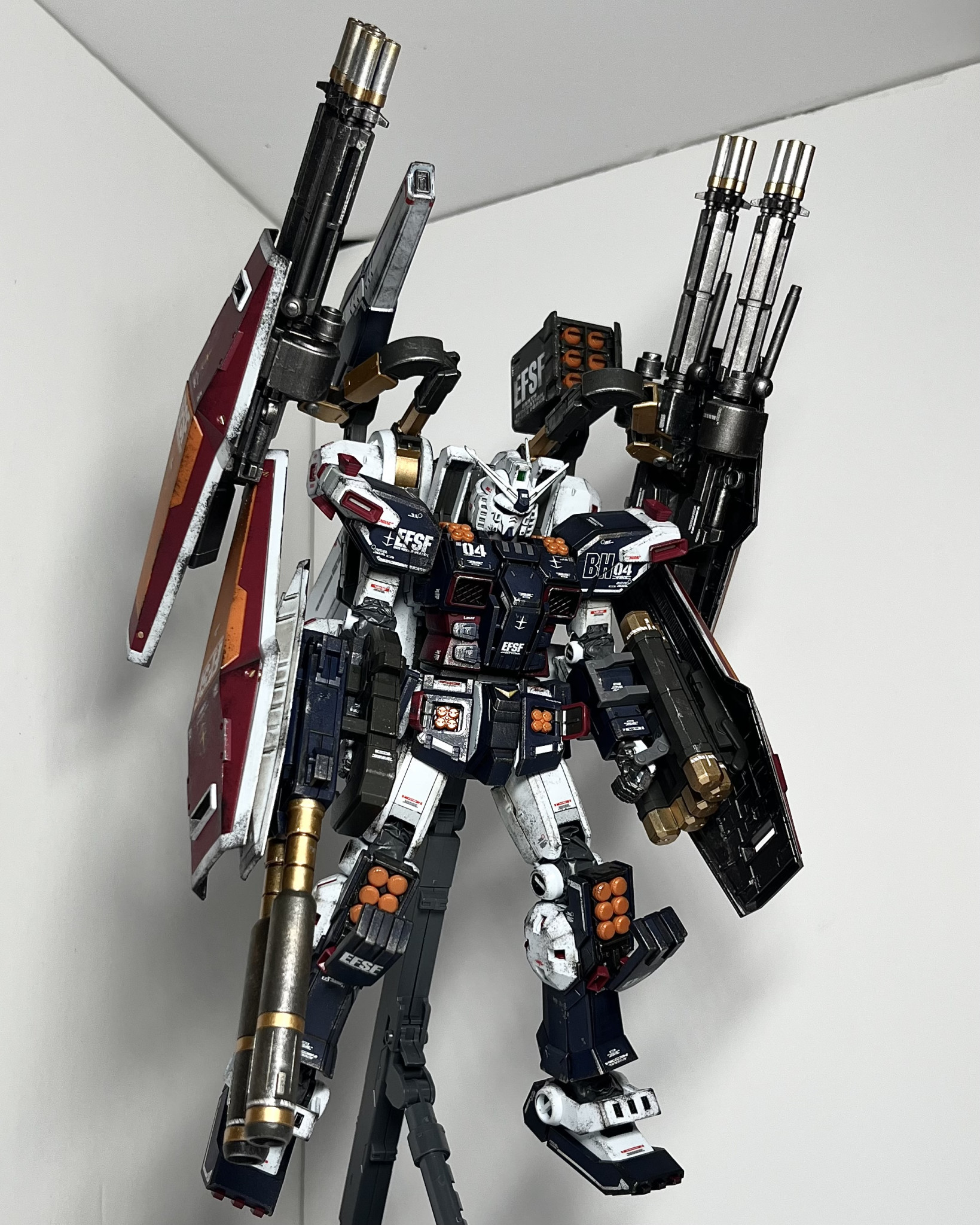MG フルアーマーガンダム Ver.Ka サンダーボルト｜よこぷらさんの
