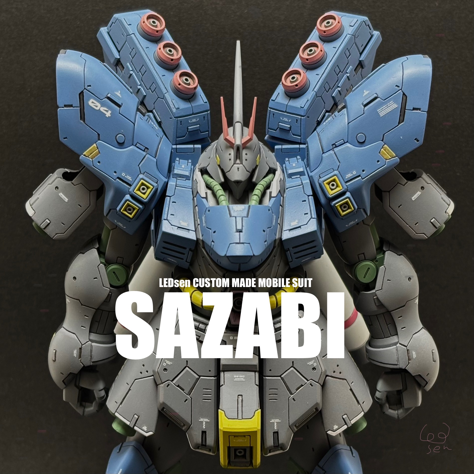 パーフェクトサザビー｜LEDsenさんのガンプラ作品｜GUNSTA（ガンスタ）