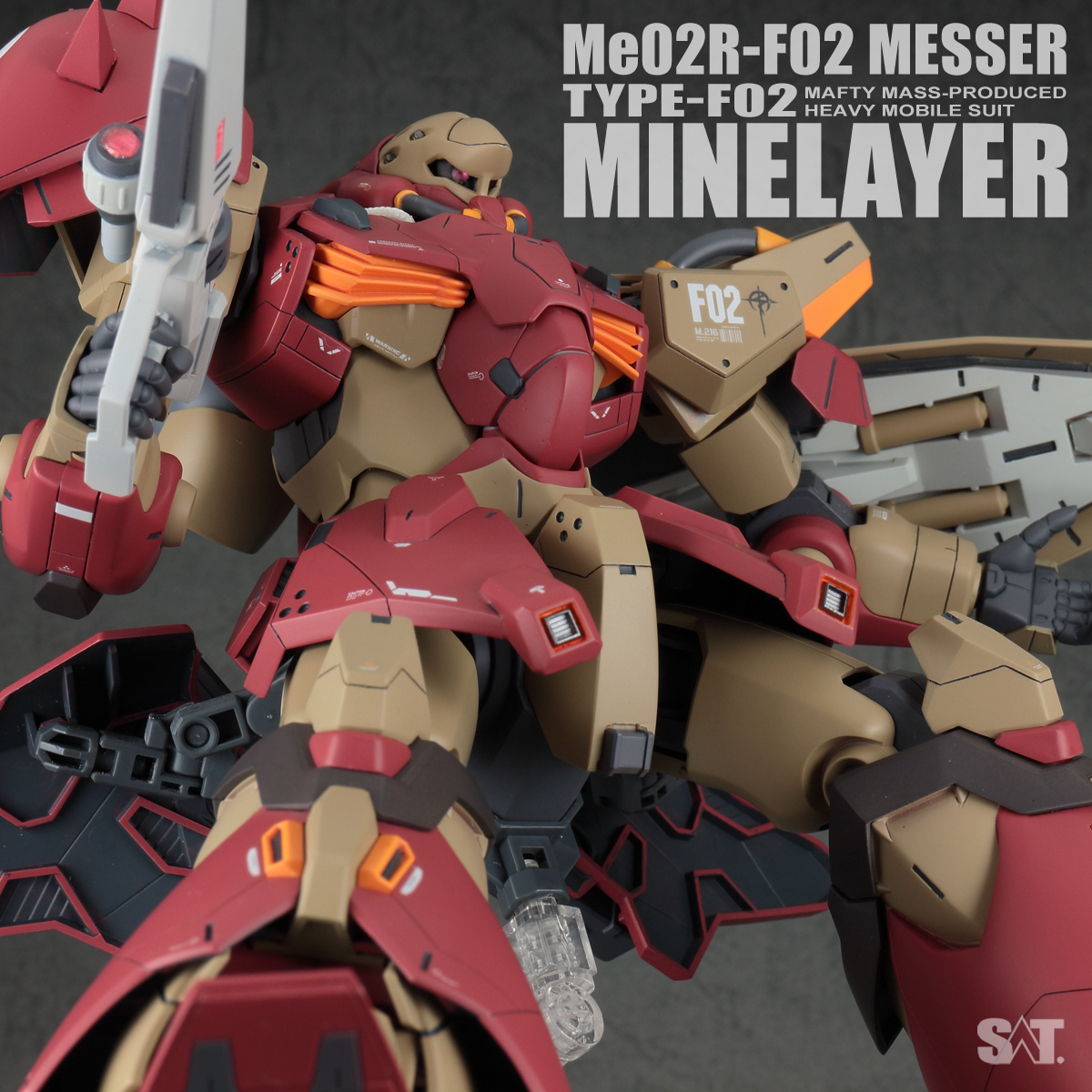 HGUC 1/144 メッサー F02型 マインレイヤー装備｜SATさんのガンプラ