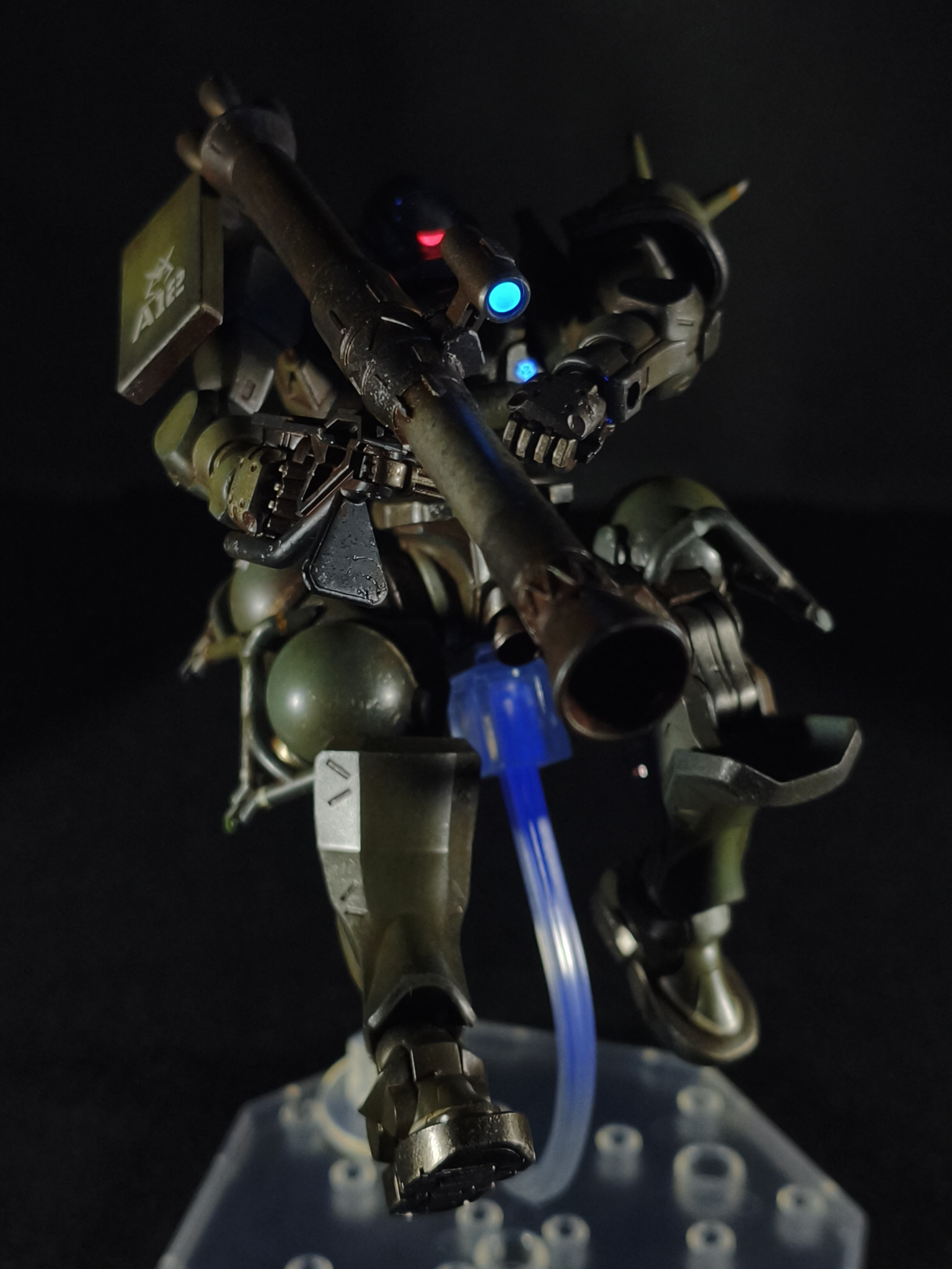HG ザク（GQ）ウェザリング仕上げ｜Silva21さんのガンプラ作品｜GUNSTA