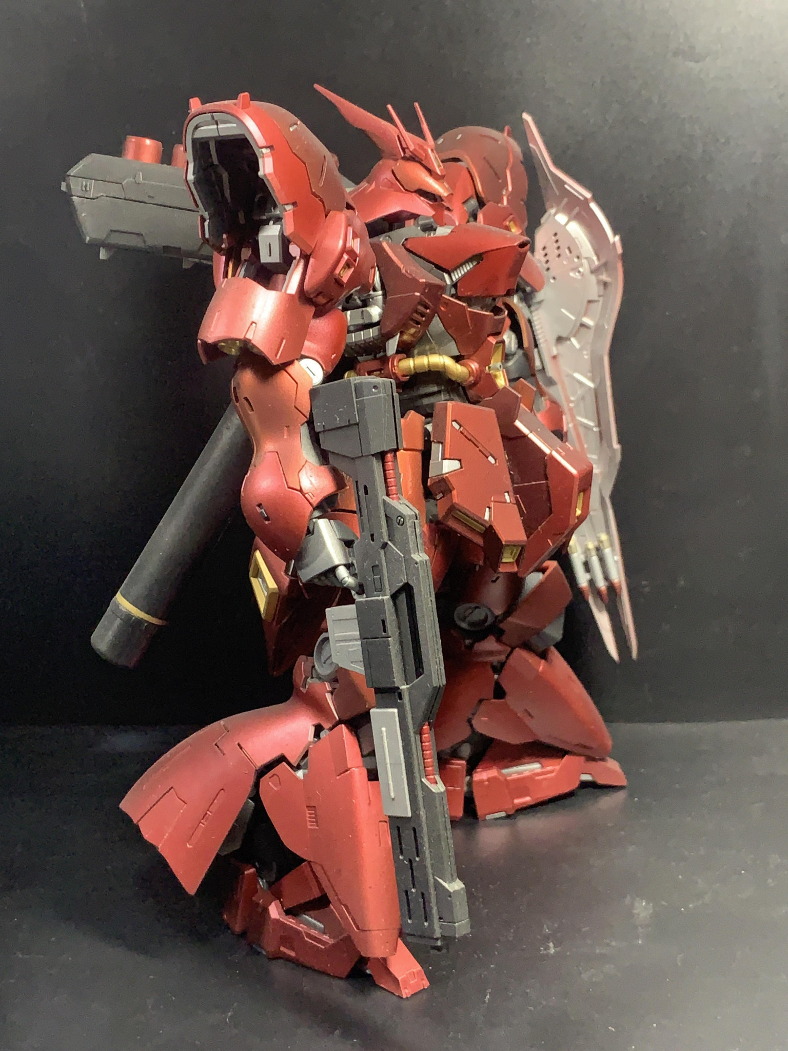 RG サザビー （マットキャンディ塗装）｜雨乞猫さんのガンプラ作品