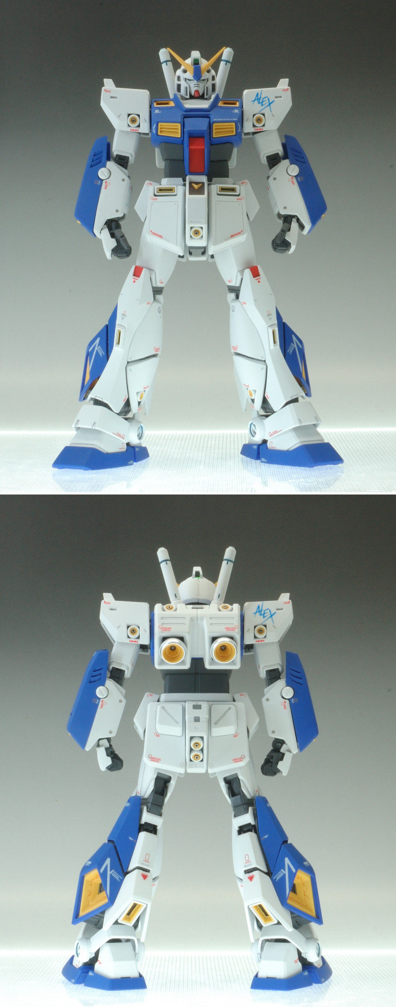 MG RX-78 NT-1 ガンダム アレックス Ver2.0 改修塗装済み完成品