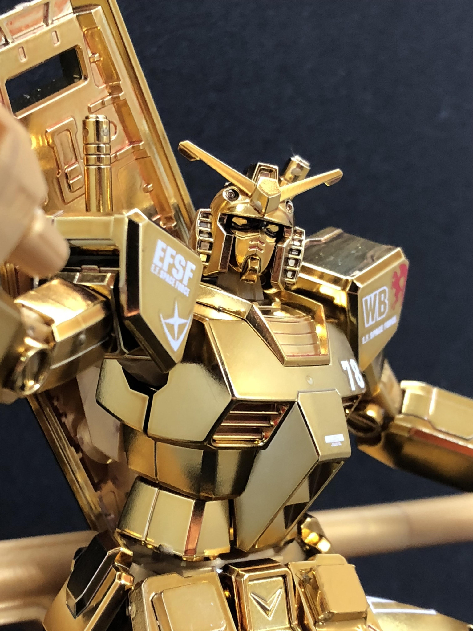 ガンダム(ゴールドコーティングver)｜ひょろすけさんのガンプラ作品