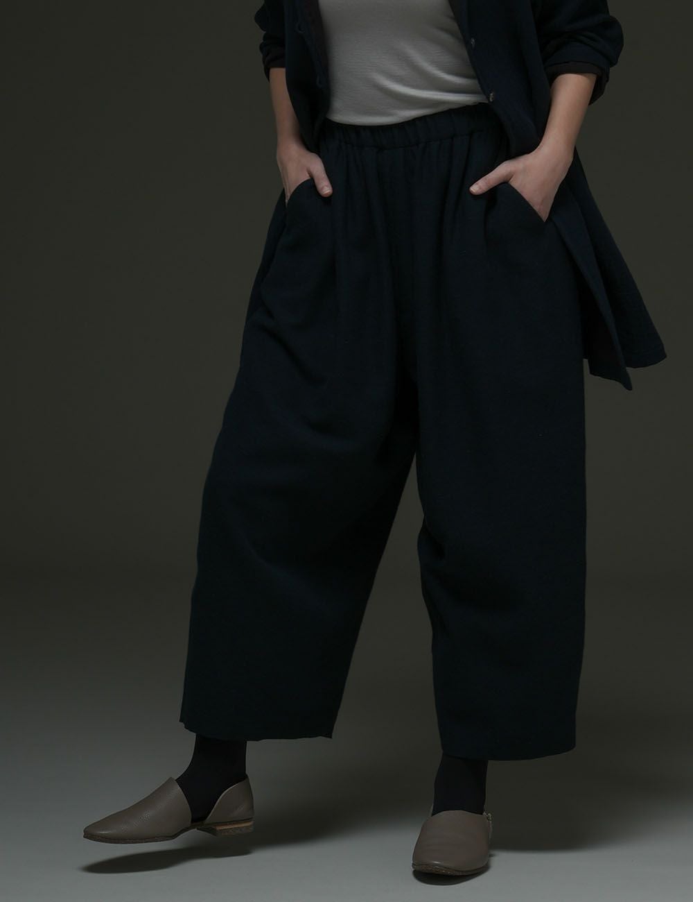 バイカラー二重織パンツ爆蘭（はぜらん） | 石見銀山 群言堂オンライン