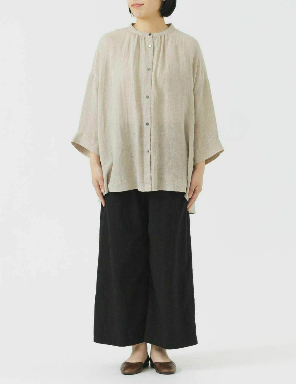 麻ガーゼブラウス姫金魚草（ひめきんぎょそう） | 石見銀山 群言堂