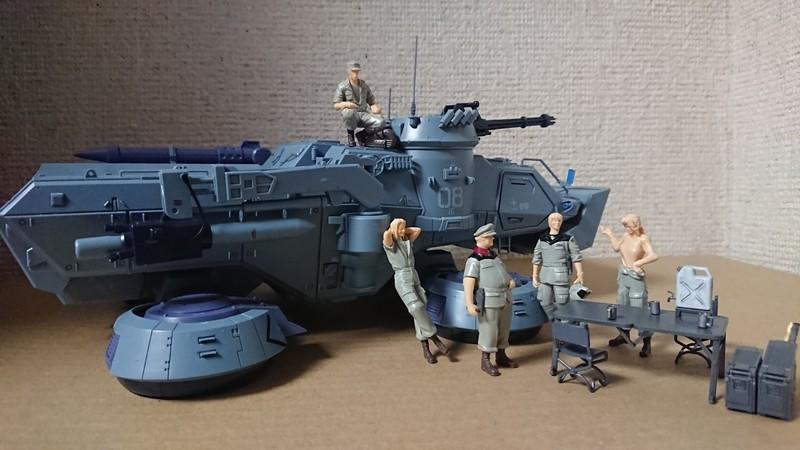 1/35 UCHG 地球連邦軍 陸戦MS小隊 ブリーフィングセット: ちょっと作り