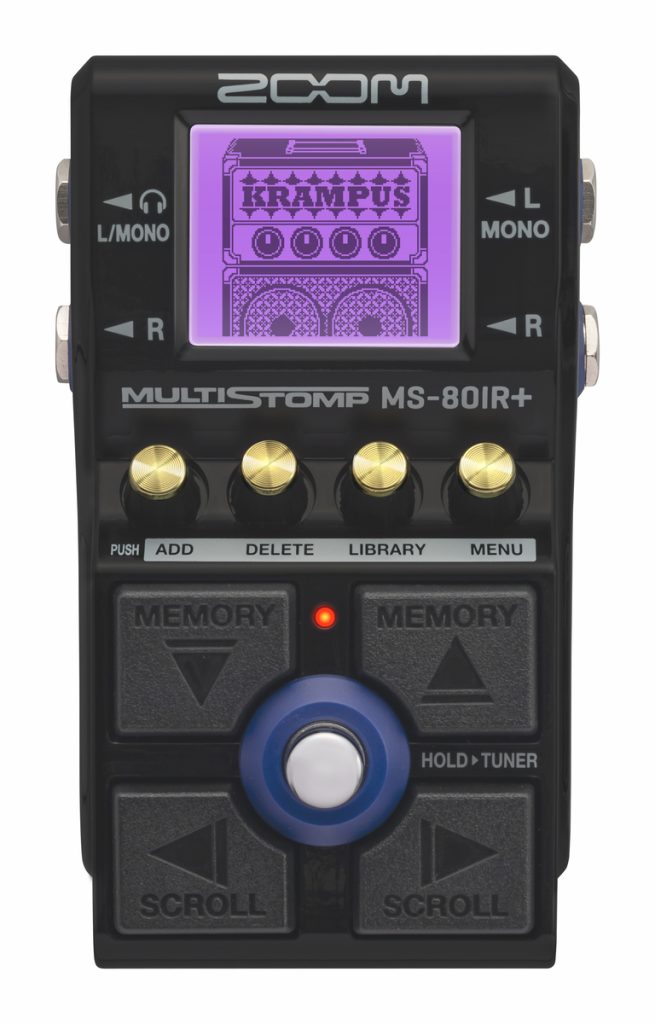 ZOOM MS-80IR+ MultiStomp｜23種類のギターアンプモデルを内蔵する