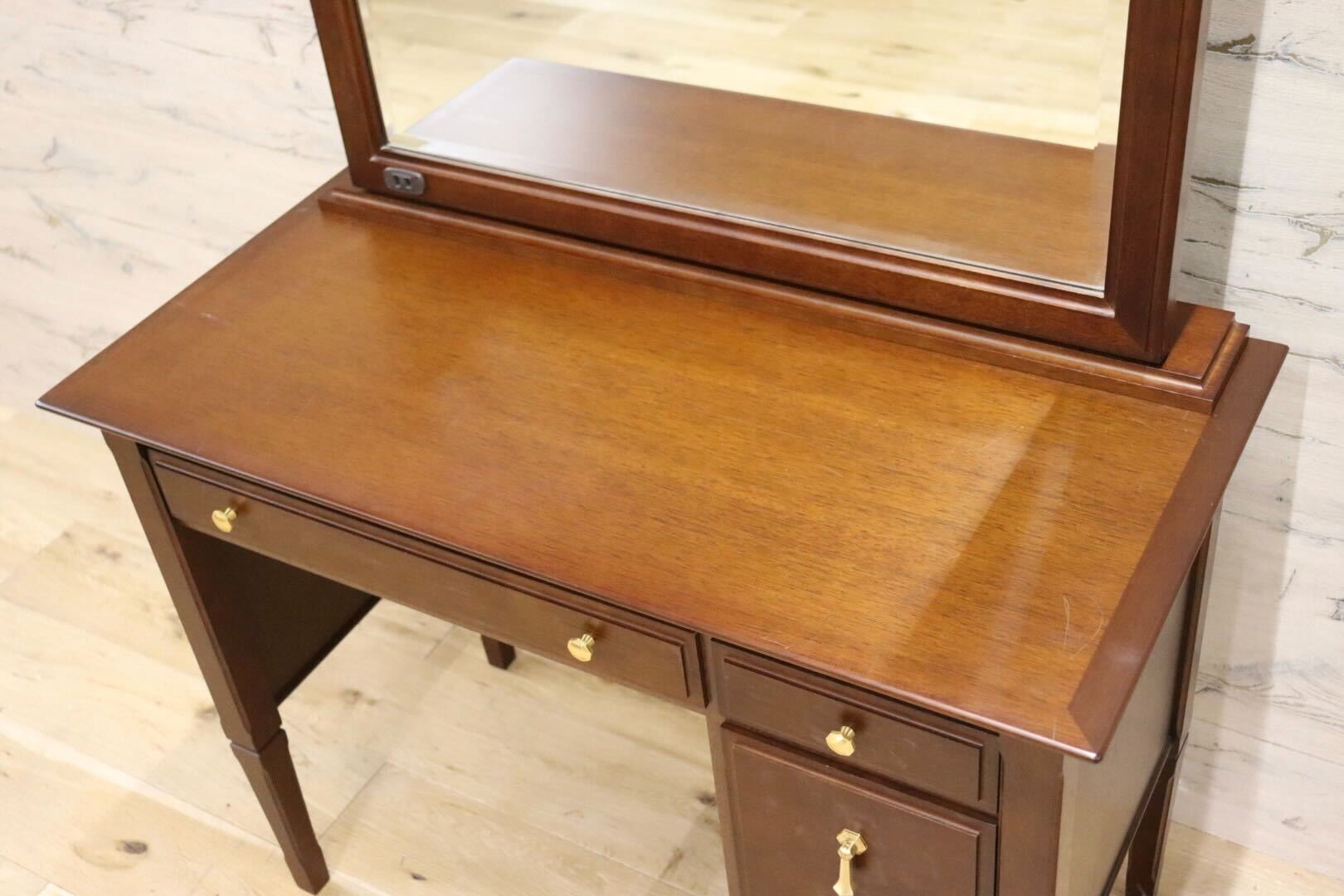 GMGS185○maruni / マルニ 地中海 ドレッサー 鏡台 化粧台 クラシック