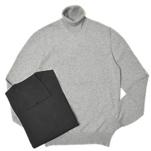 FEDELI（フェデーリ）ハイゲージカシミアソリッドタートルネックニット