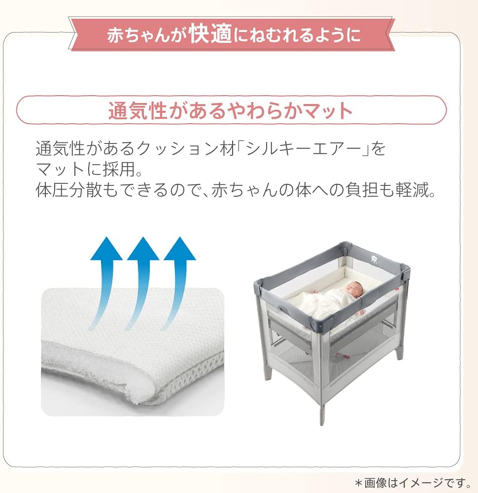 月額2,980円レンタルプラン：Aprica ココネルエアーAB 2135700 グレー