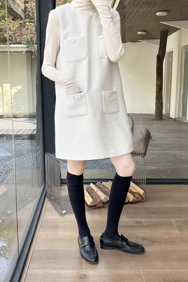 ダブルポケットツイードワンピース 2256 – gypsophila