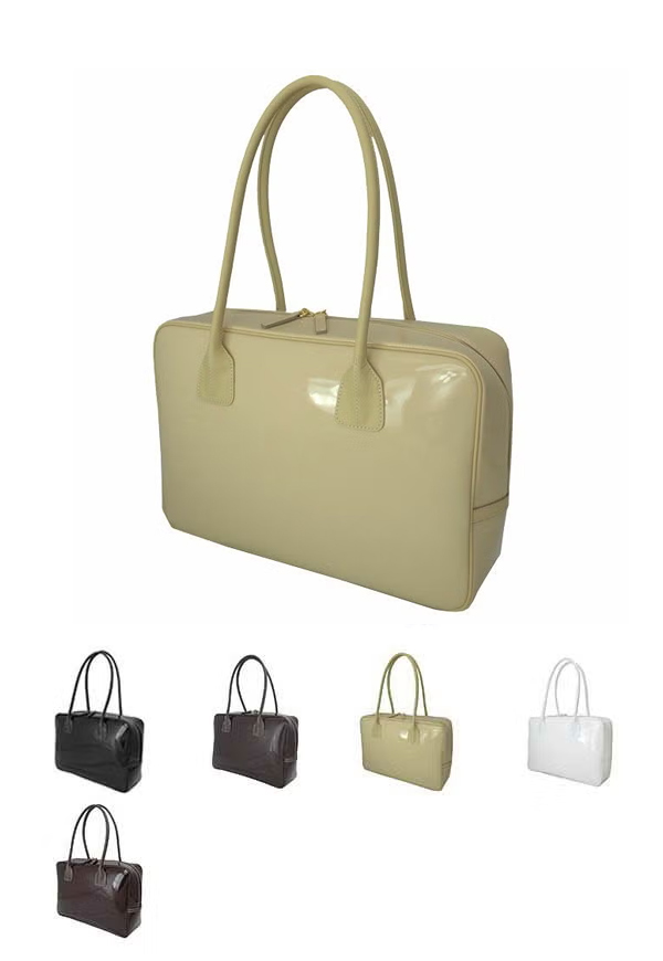 セレブボストンボストンバッグ レディース エナメル【濱野皮革工藝