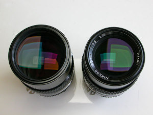 Ai Nikkor 135mm F2.8とAi Nikkor 135mm F3.5の比較(スペック編