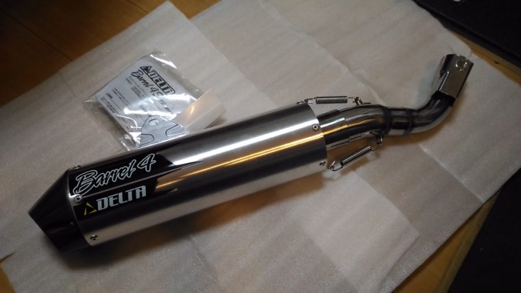 DELTA-Barrel4SサイレンサーをCRF250RALLYに装着！ラリーにデルタ