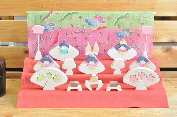 在庫あり】ひな人形【垂幕桜】雛人形 遊プラン・小黒三郎 円びな三