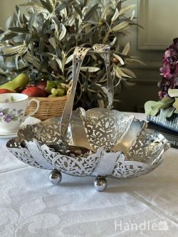 アンティークバスケット シルバー｜【公式】アンティークショップ Handle