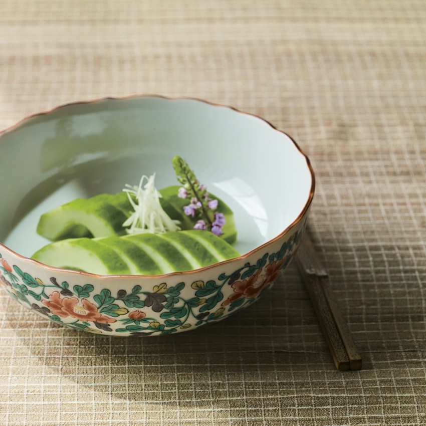 九谷焼〉鉢17cm 牡丹唐草: ㈱大和 | HANEDA Shopping 羽田空港公式