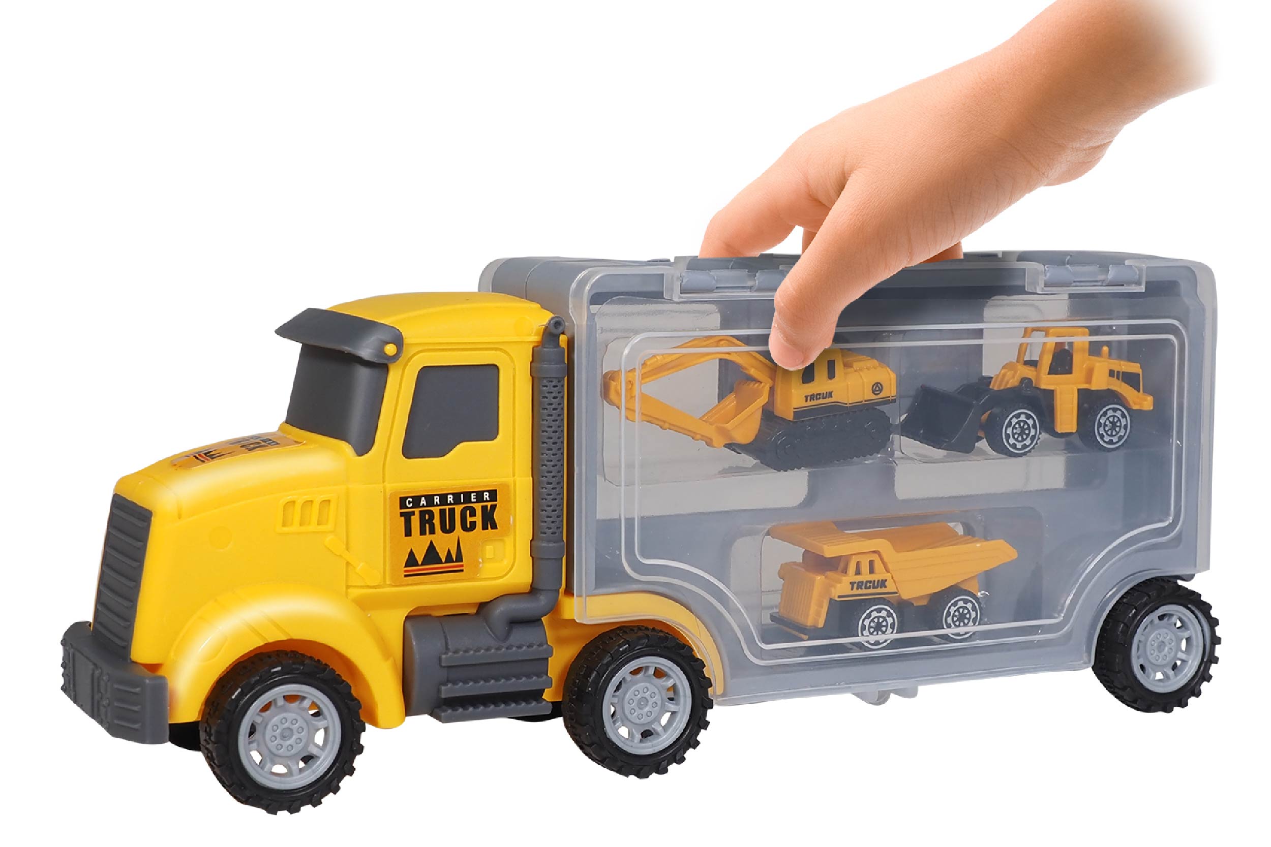はたらく車ミニカー付き キャリアトラック | 株式会社ハック