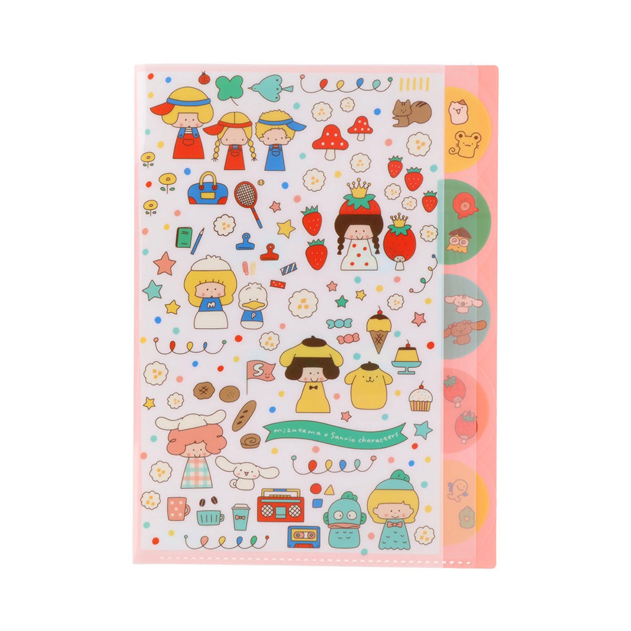 mizutama×サンリオキャラクターズ 第2弾 ダイカットクリアファイル5P