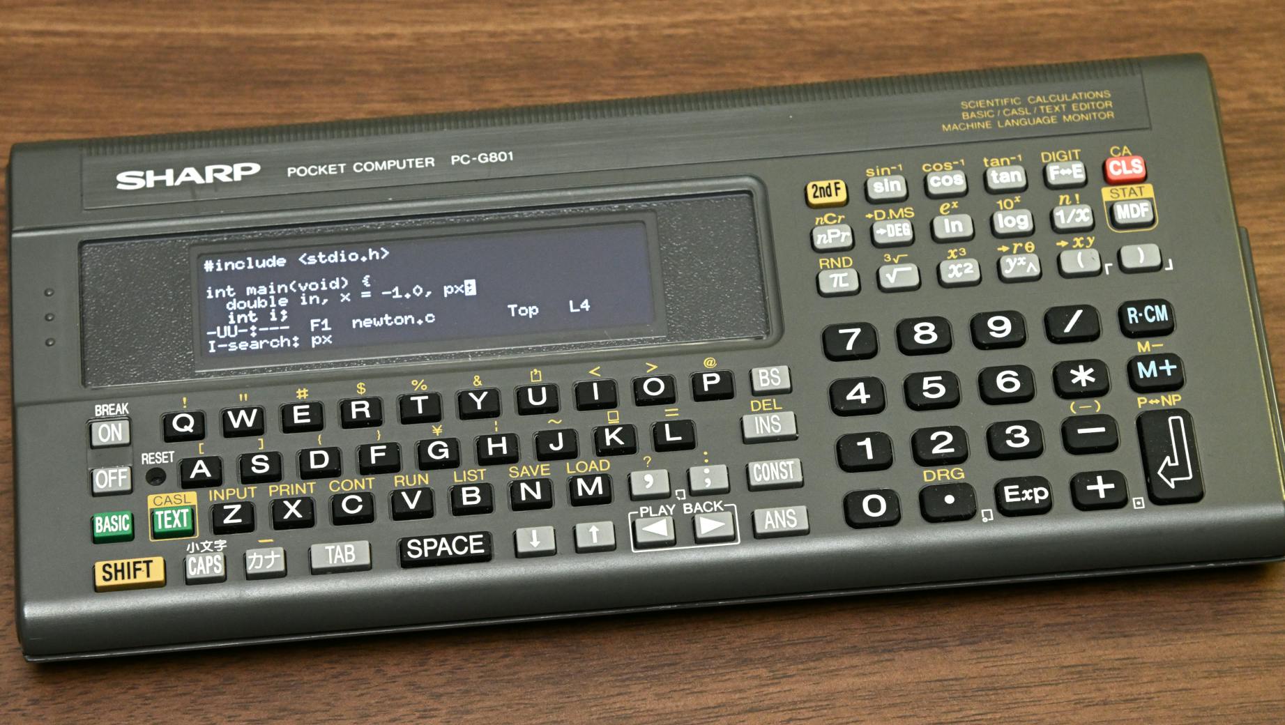 A Sharp Dressed Pocket Computer - Hackster.io