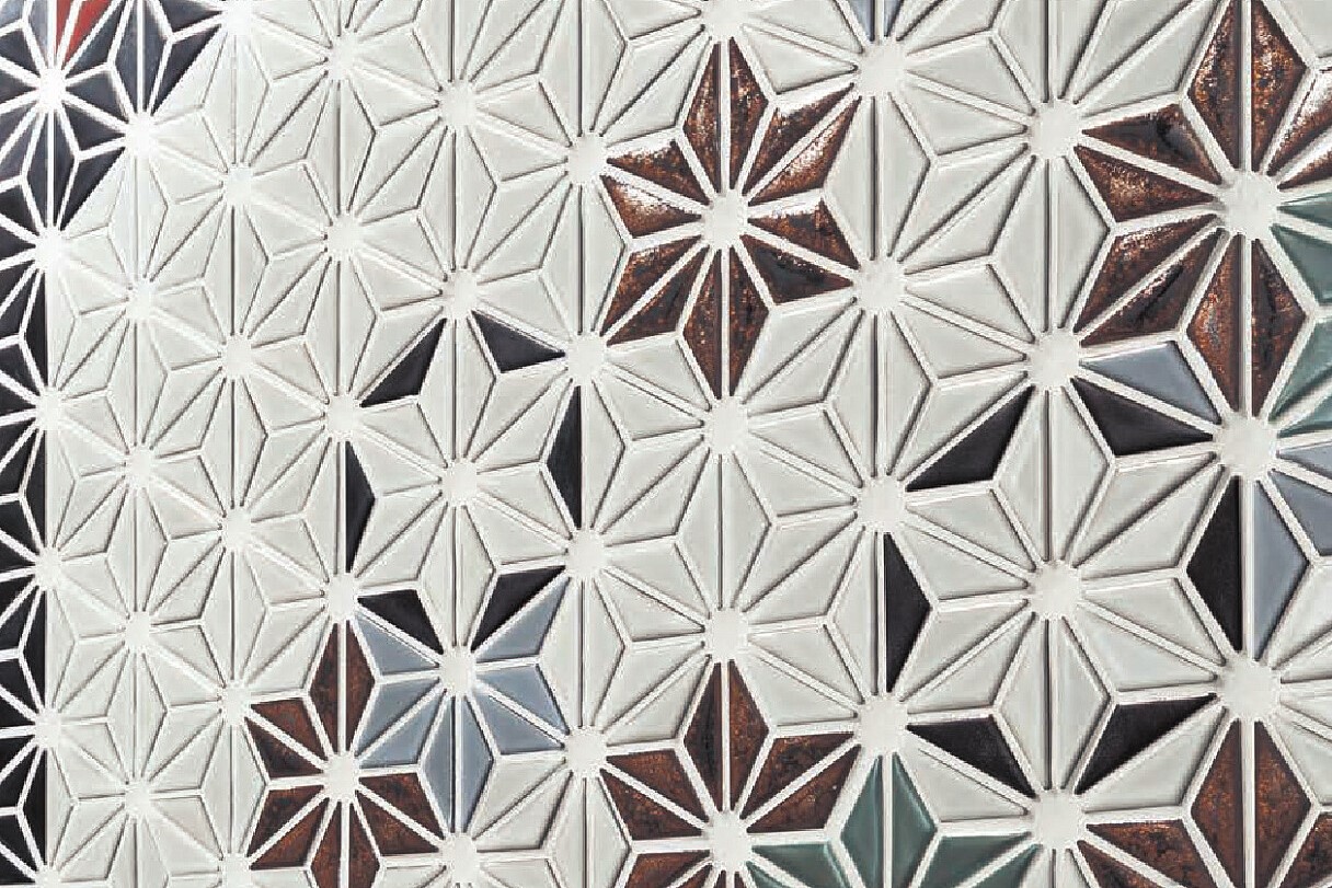 磁器質タイル ASANOHA 麻の葉｜タイル｜室内床タイル｜室内壁タイル