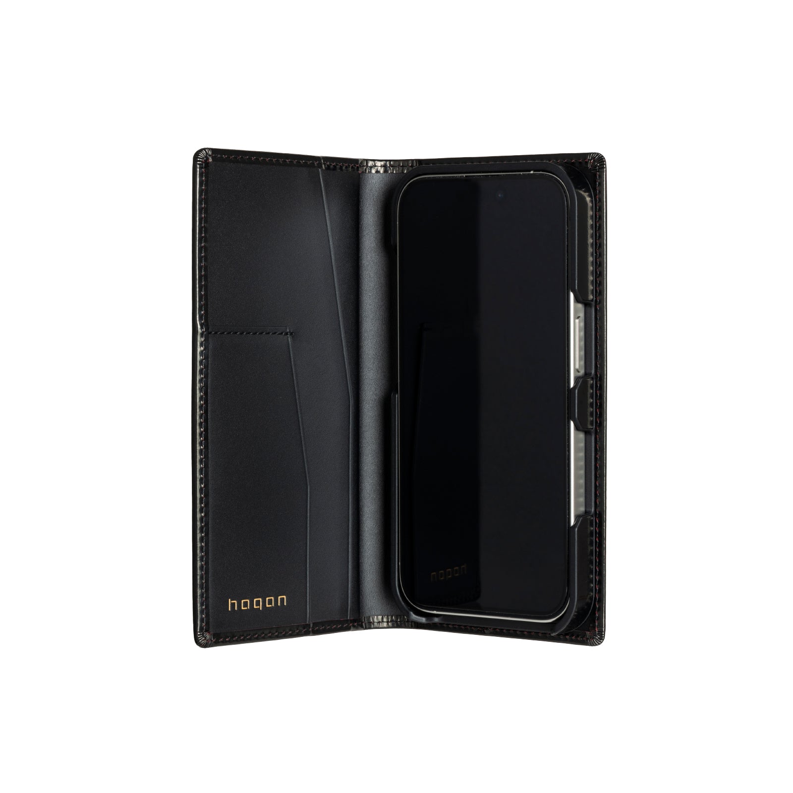 Antique Glass Leather Flip Case for iPhone 16 Pro