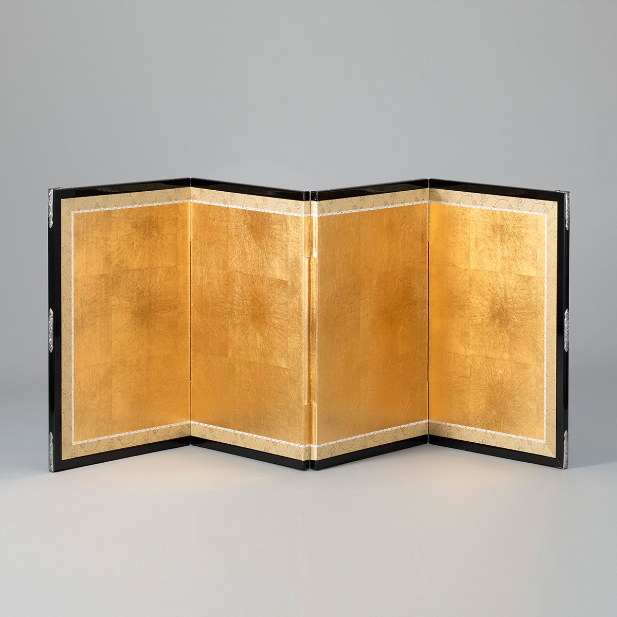 箔一 hakuichi 金箔 金沢箔 金沢 工芸品 金沢箔屏風 四曲小屏風 1.5尺