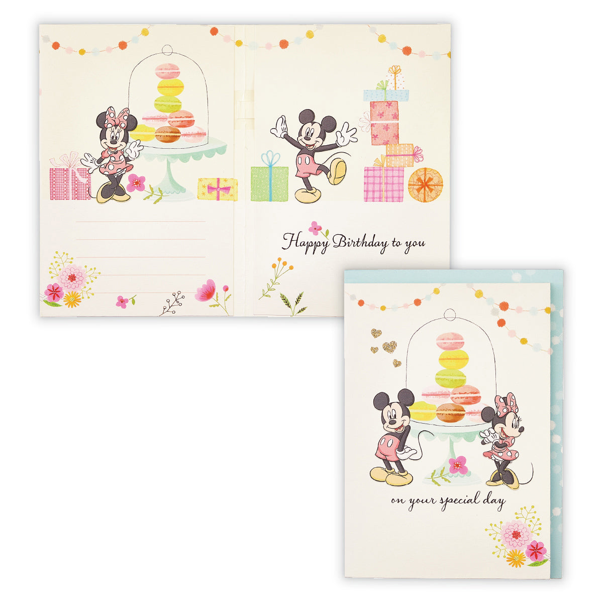 ディズニー ミッキーマウス＆ミニーマウス マカロンタワーII【誕生