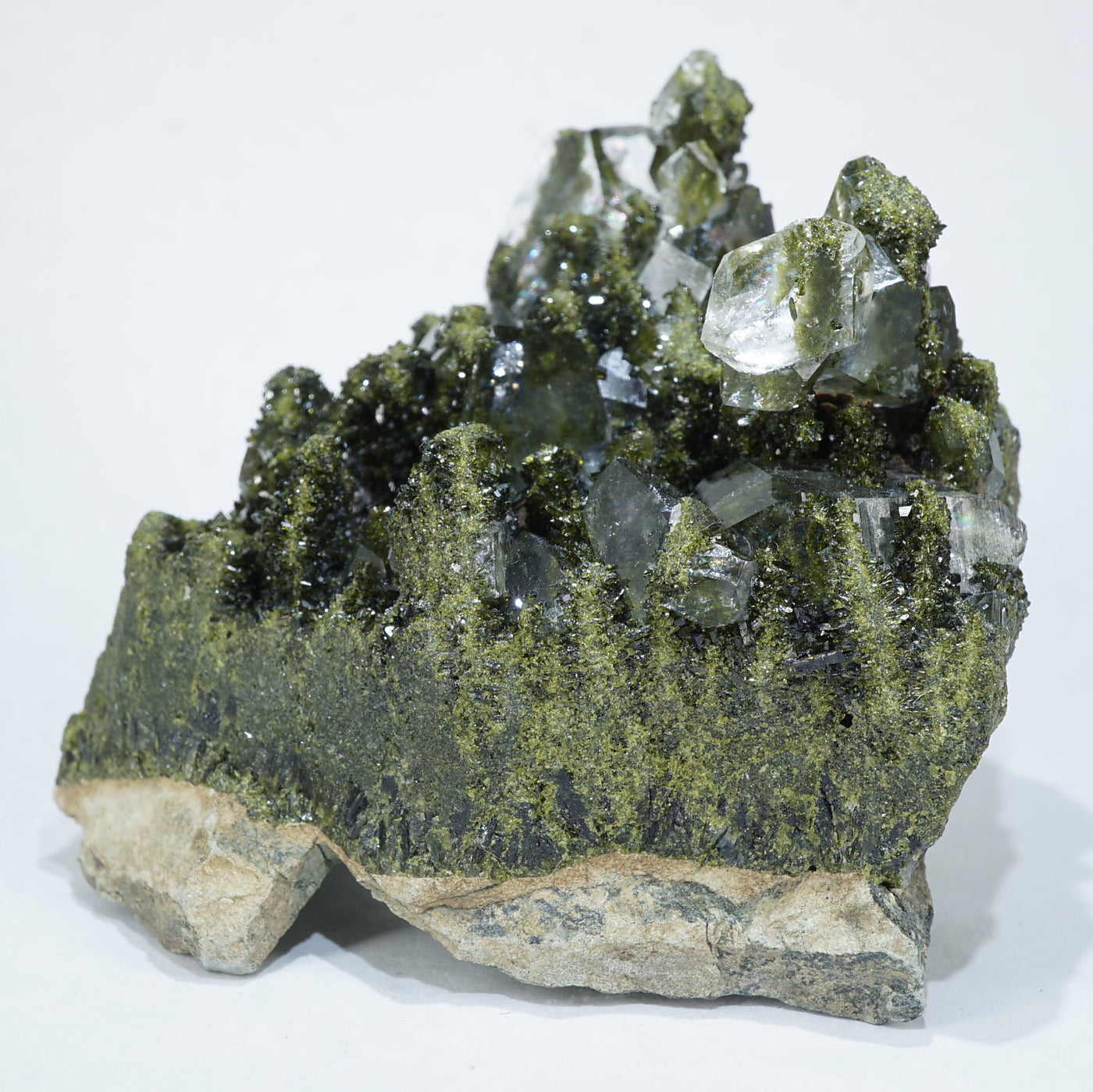 トルコ産 エピドート・水晶 – 天然石ハッピーギフト