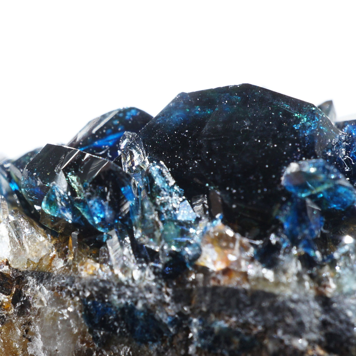 高品質》カナダ Yukon準州産 ラズライト(天藍石)・水晶 – 天然石