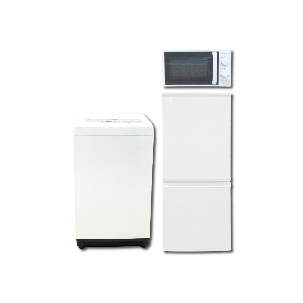 家電のサブスク 月々払いレンタル 冷蔵庫 洗濯機 電子レンジ 3点