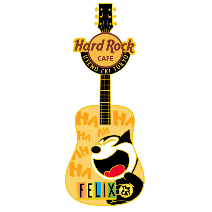 上野店限定 Felix the Cat Guitar Pin-1 | Hard Rock Cafe Japan