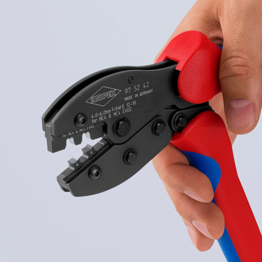 Knipex 97 52 42 PreciForce Crimping Pliers for MC4/MC4 EO 2, 8 1/2