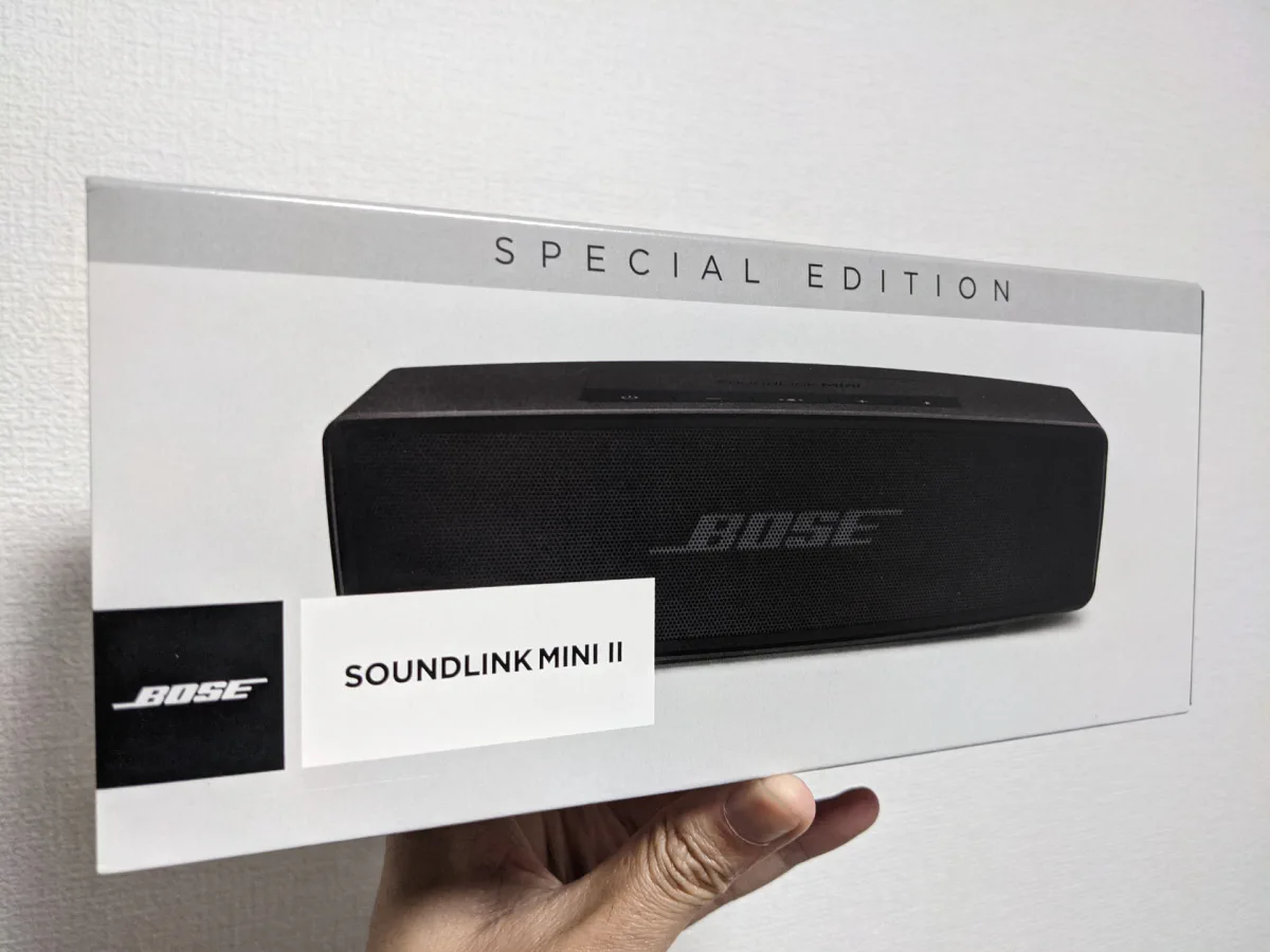 スマホの音楽再生のために Bose SoundLink Mini II Special Edition を