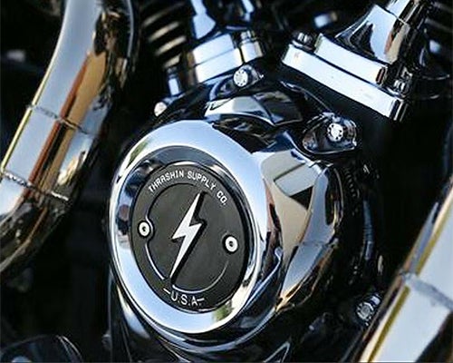 スラッシンサプライ(THRASHIN SUPPLY) ビレットダービーカバー Dished