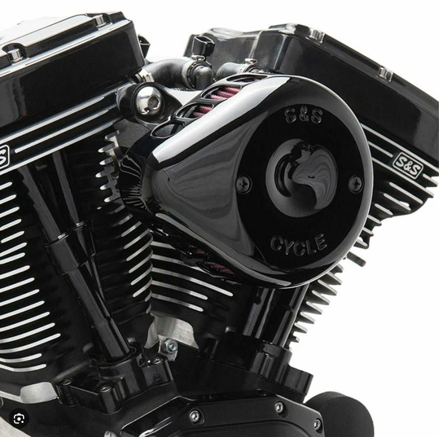 SALE】S&S ブラック ミニティアドロップ ステルスエアクリーナー M8