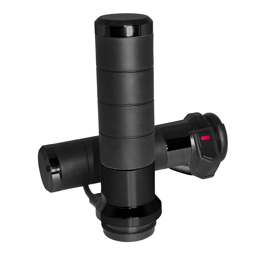 エアフロー・ヒーテッドハンドグリップ グロスブラック ケーブル