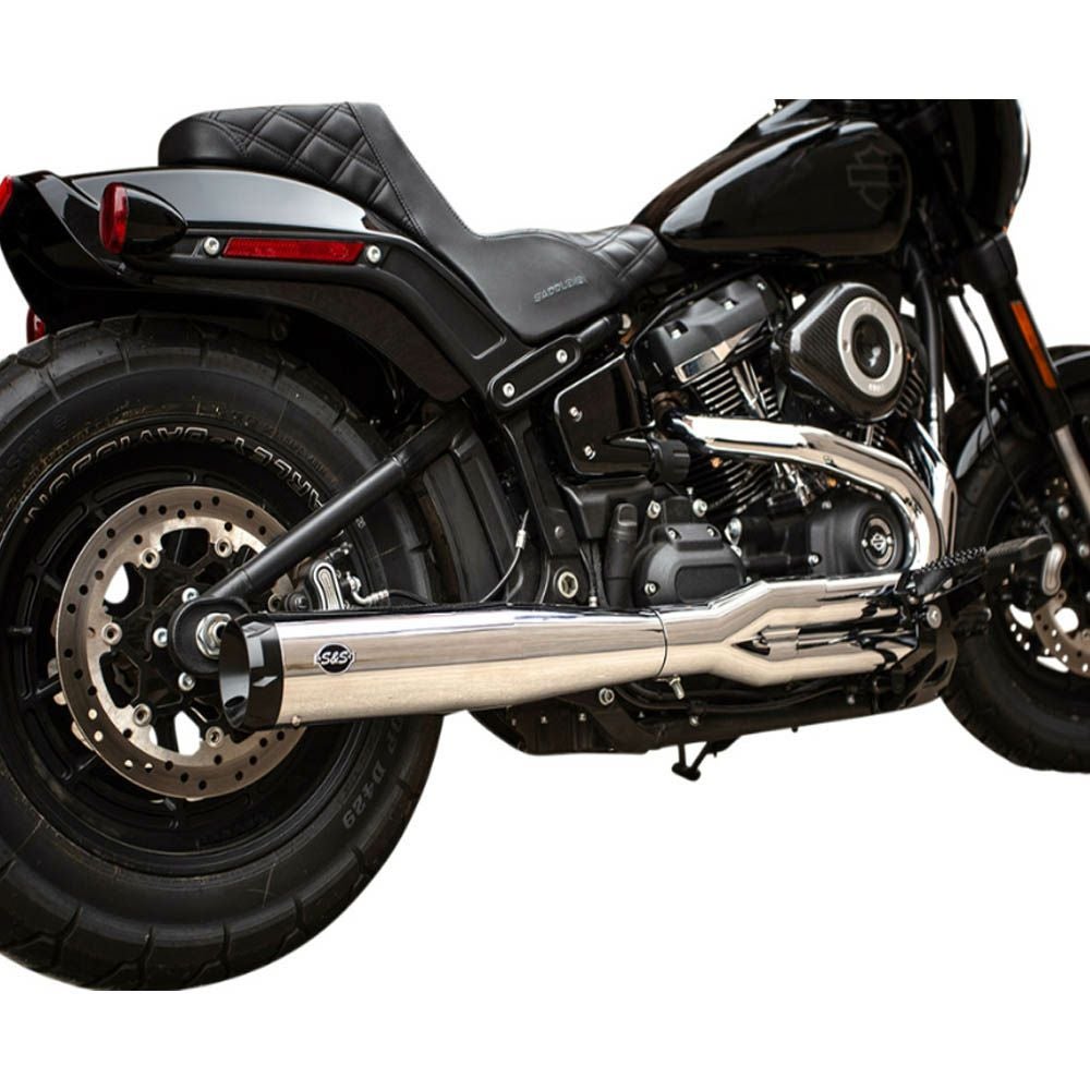 FXFB(S)ファットボブ用S&S(エスアンドエス)マフラー｜ハーレーカスタム