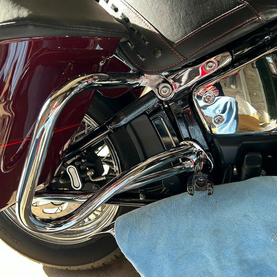 ソフテイル用サドルバッグガード｜ハーレーカスタムパーツ専門店